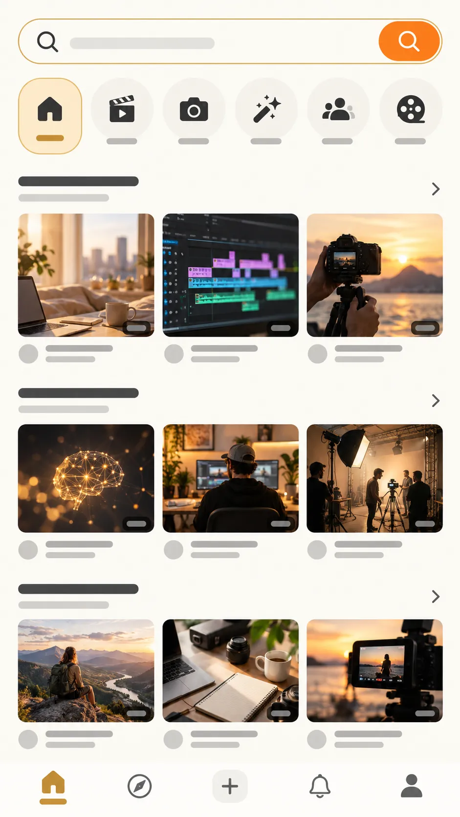 麻豆视频 APP 跨频道搜索界面